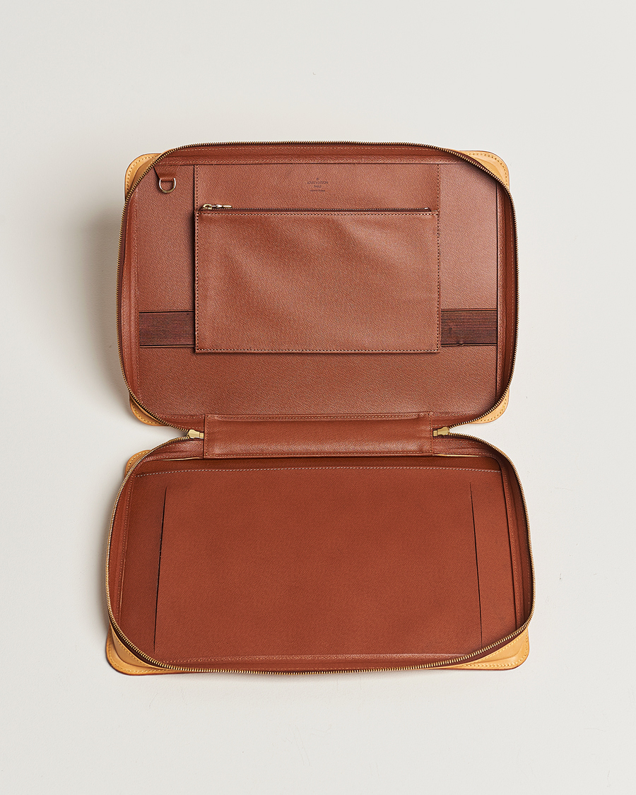 Hombres | Louis Vuitton Pre-Owned Briefcase Leather   | Louis Vuitton Pre-Owned | Briefcase Leather  