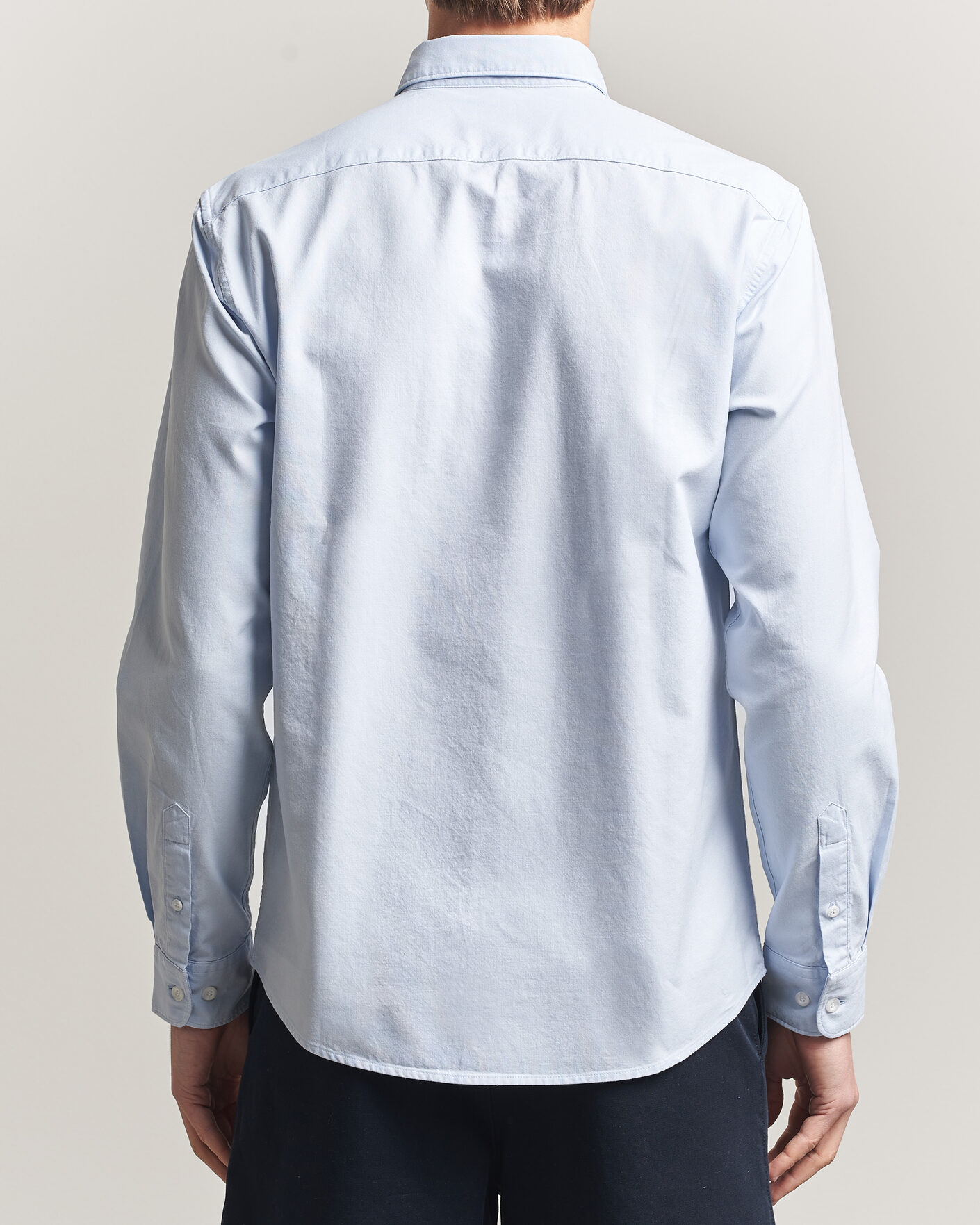 Hombres | Camisas | Sunspel | Oxford Button Down Shirt Light Blue