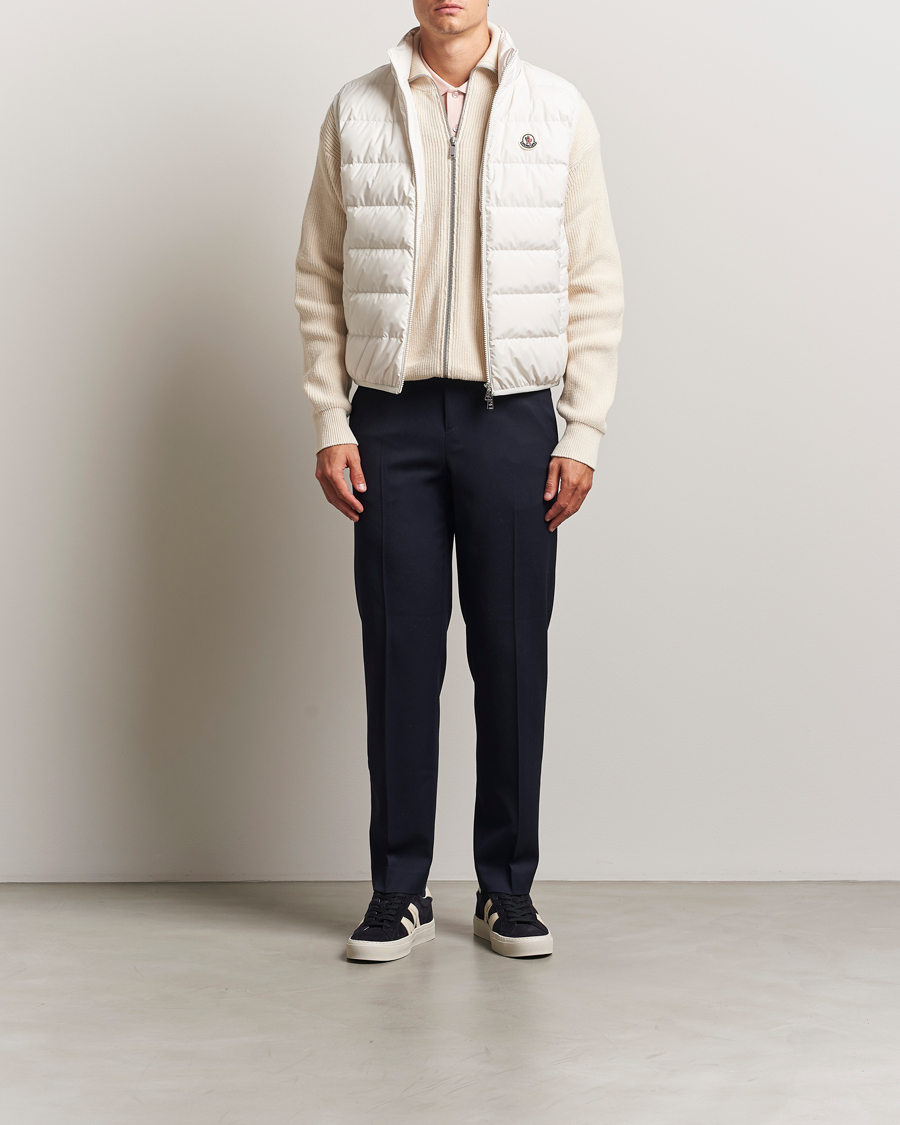 Hombres | Abrigos y chaquetas | Moncler | Contrin Down Vest Off White