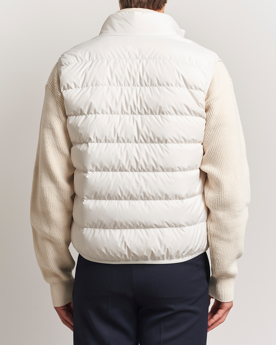 Hombres | Abrigos y chaquetas | Moncler | Contrin Down Vest Off White