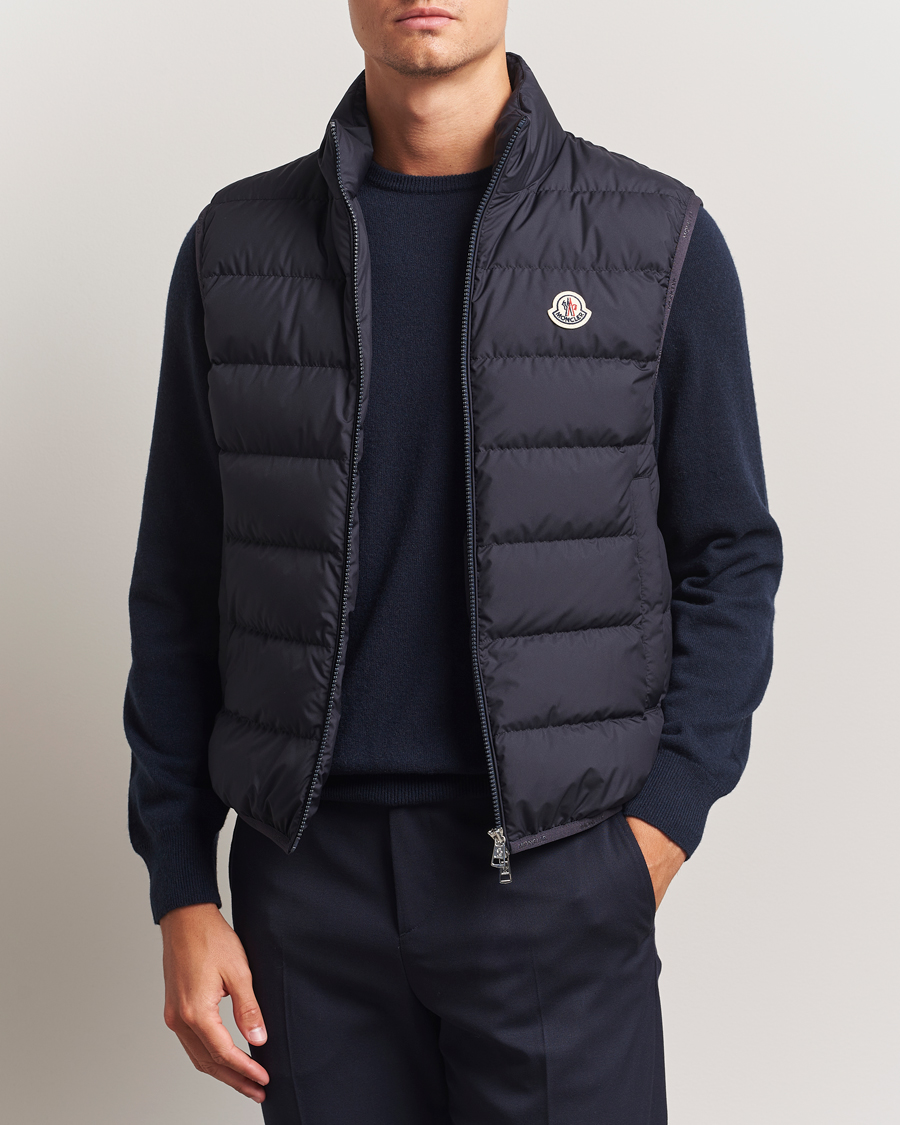 Hombres | Abrigos y chaquetas | Moncler | Contrin Down Vest Navy