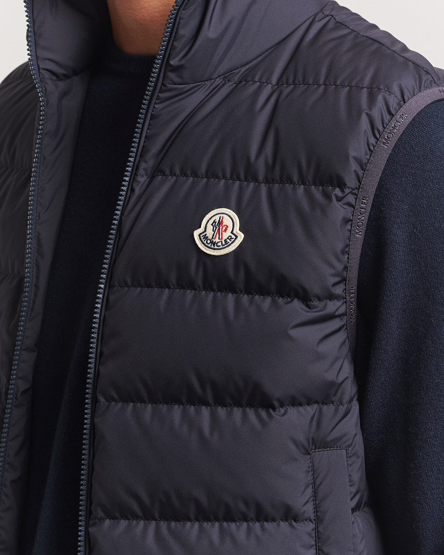 Hombres | Abrigos y chaquetas | Moncler | Contrin Down Vest Navy