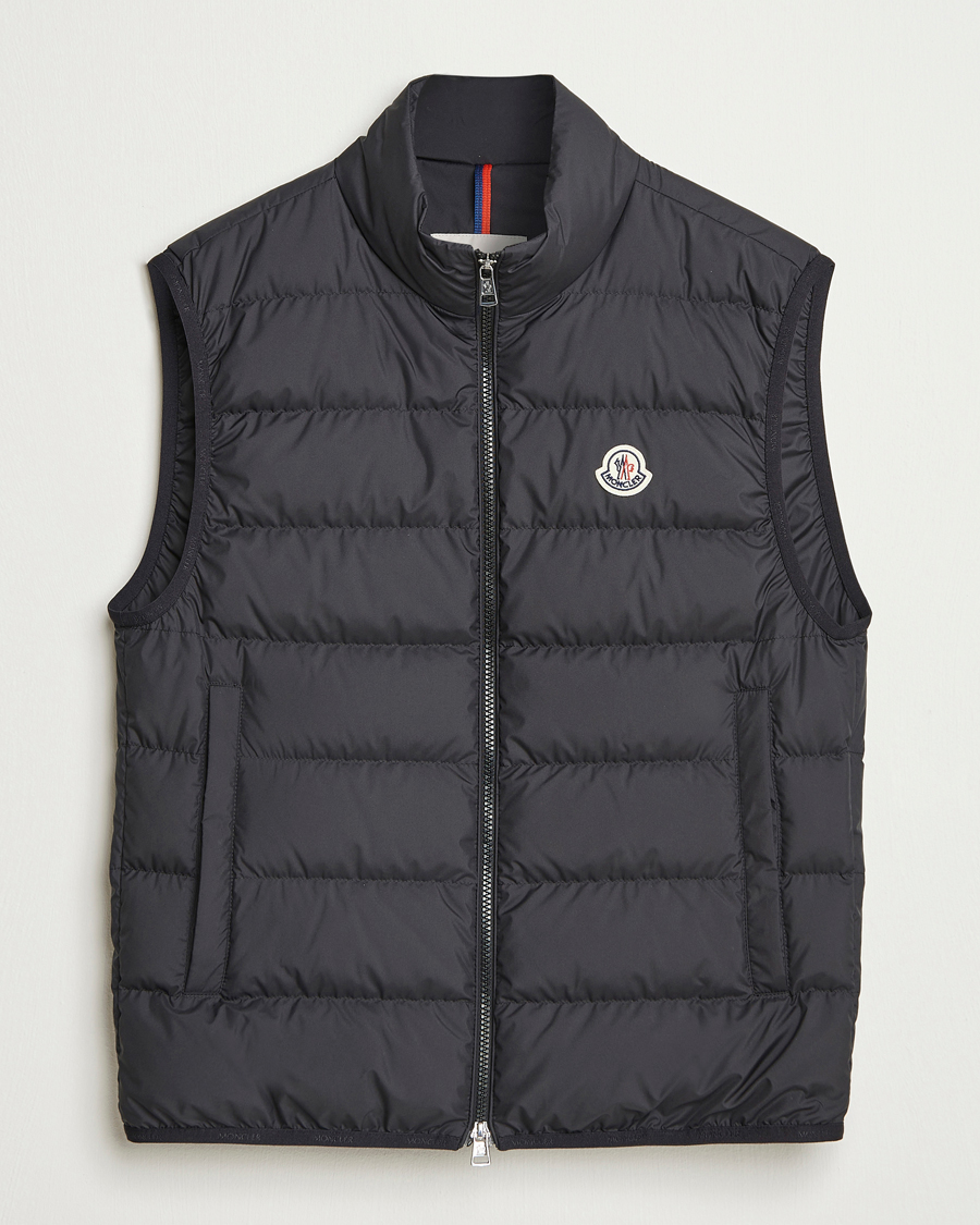 Hombres | Abrigos y chaquetas | Moncler | Contrin Down Vest Black