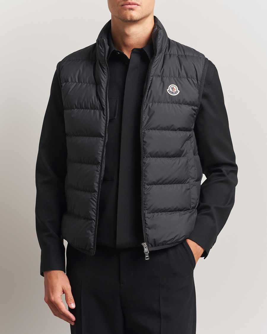 Hombres | Abrigos y chaquetas | Moncler | Contrin Down Vest Black
