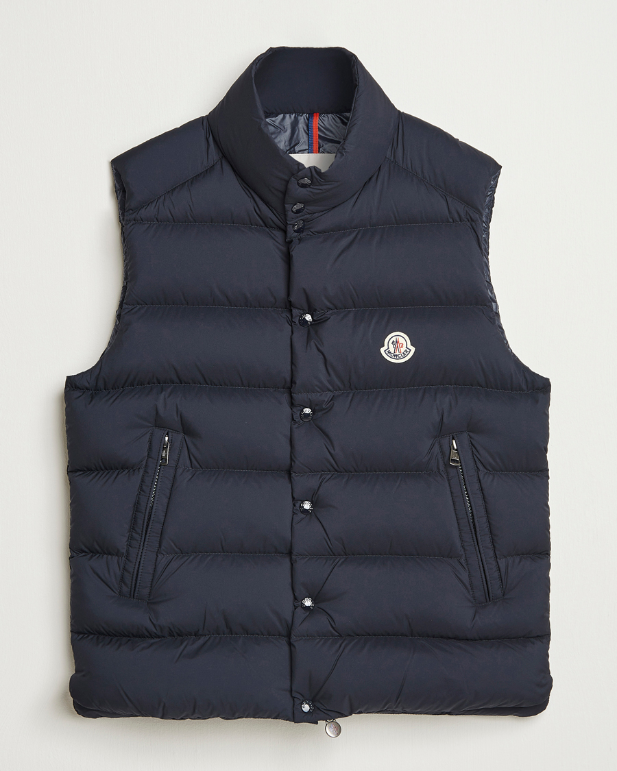 Hombres | Abrigos y chaquetas | Moncler | Tibb Matte Down Vest Navy