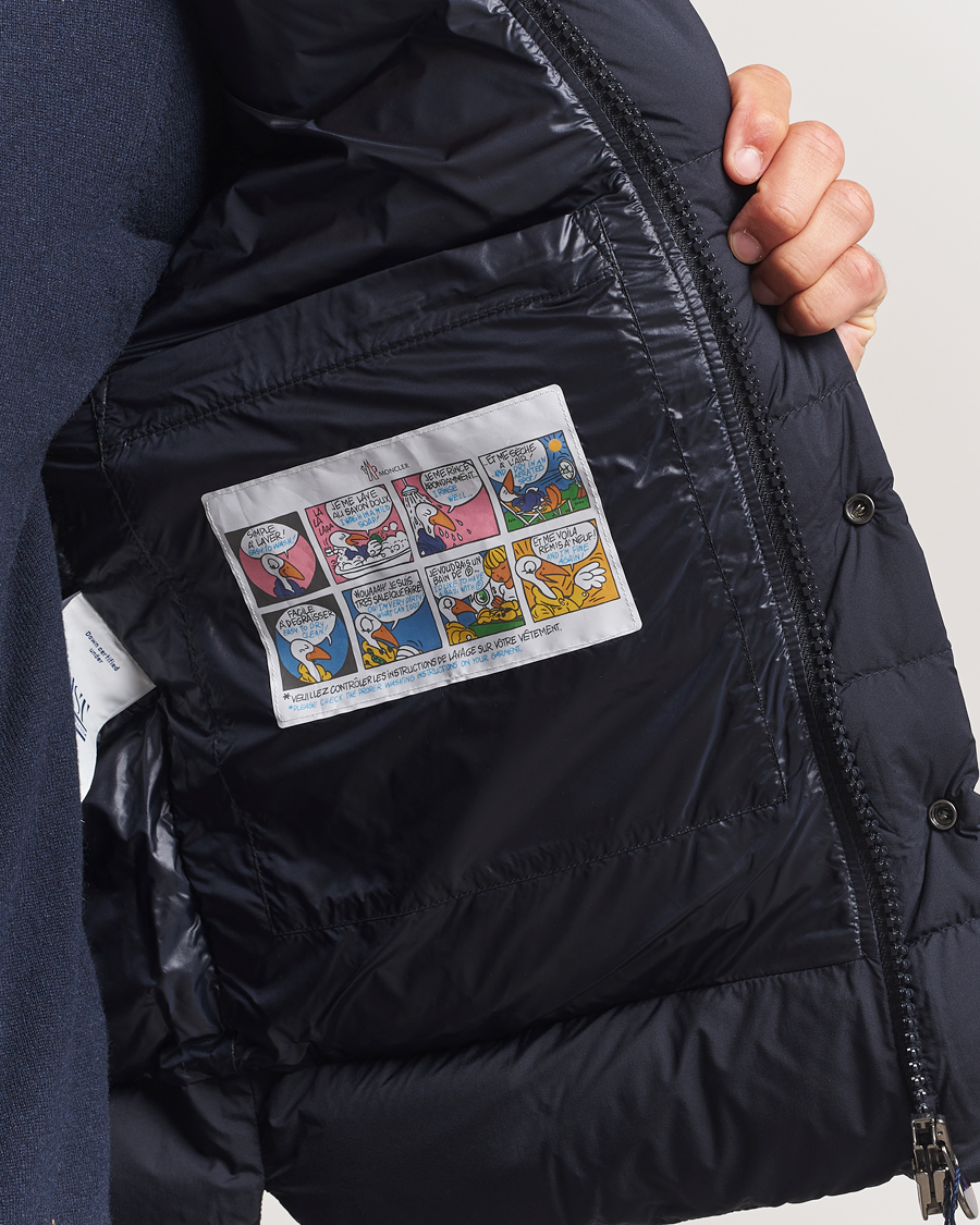 Hombres | Abrigos y chaquetas | Moncler | Tibb Matte Down Vest Navy