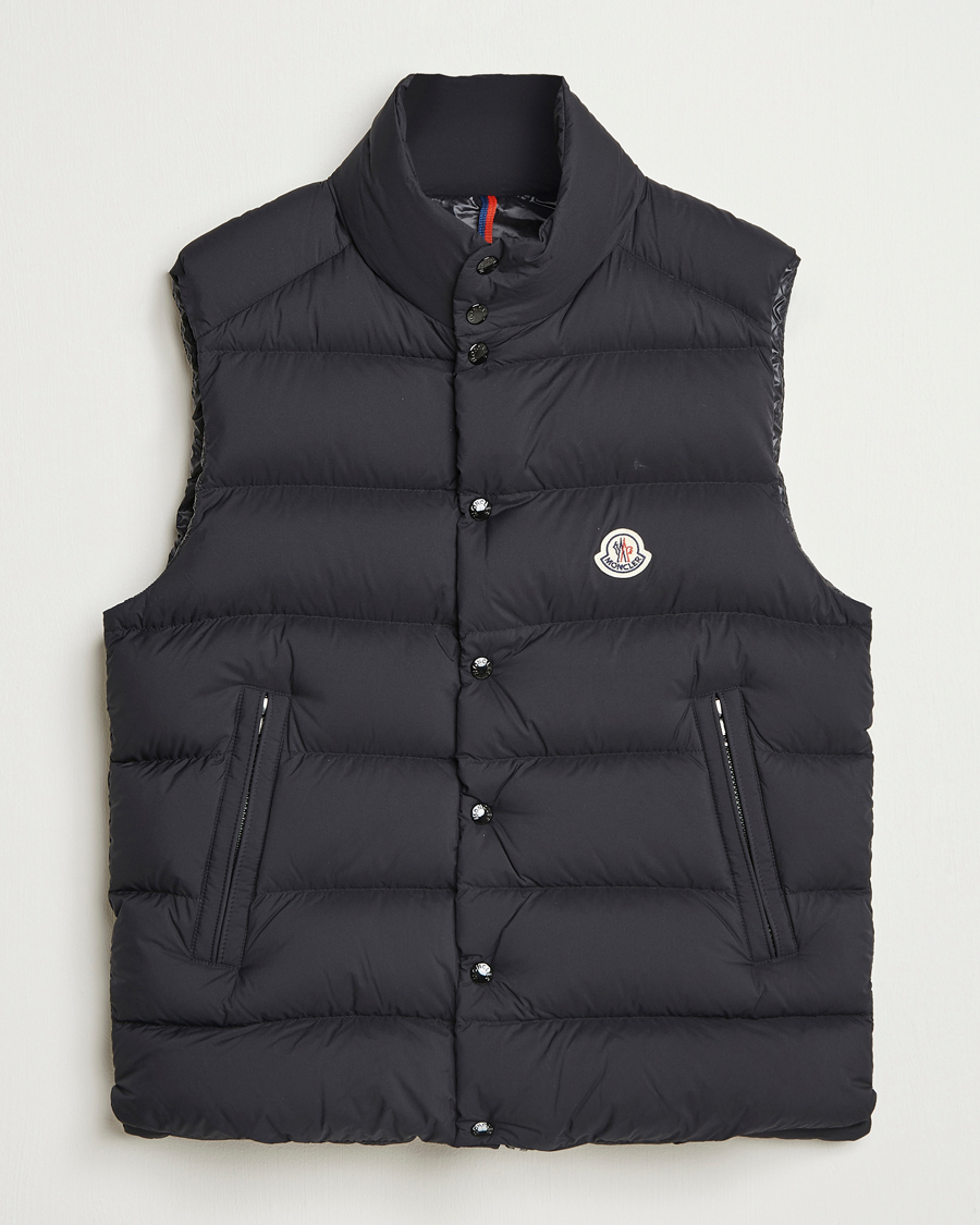 Hombres | Abrigos y chaquetas | Moncler | Tibb Matte Down Vest Black