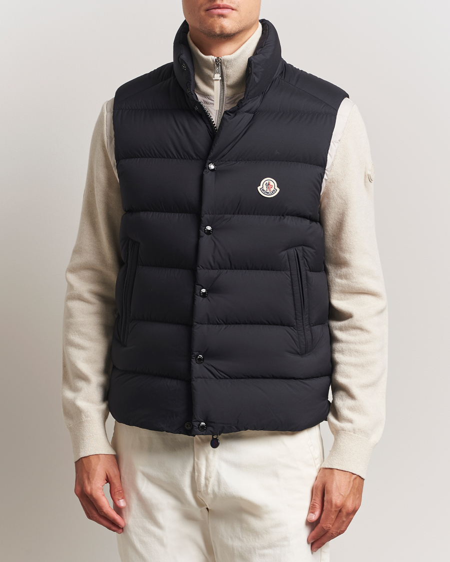 Hombres | Abrigos y chaquetas | Moncler | Tibb Matte Down Vest Black