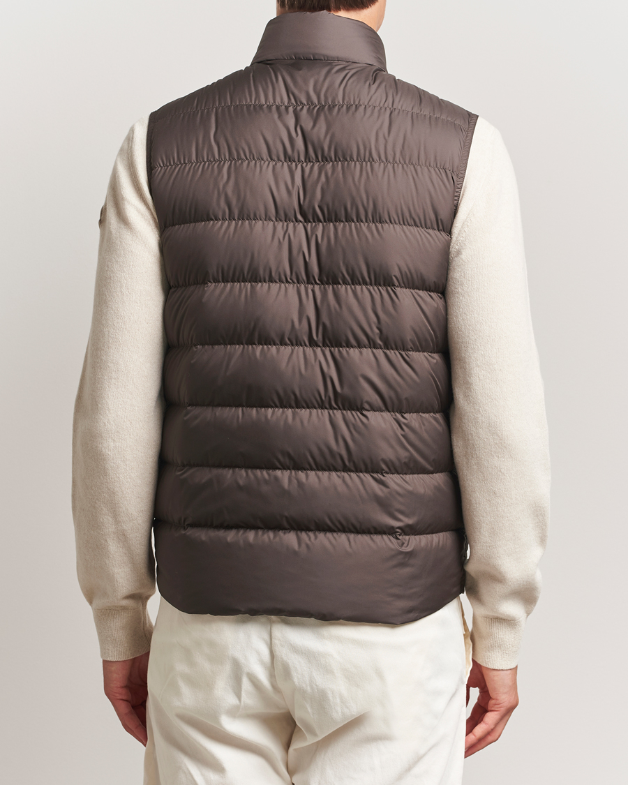Hombres | Abrigos y chaquetas | Moncler | Treompan Down Vest Brown