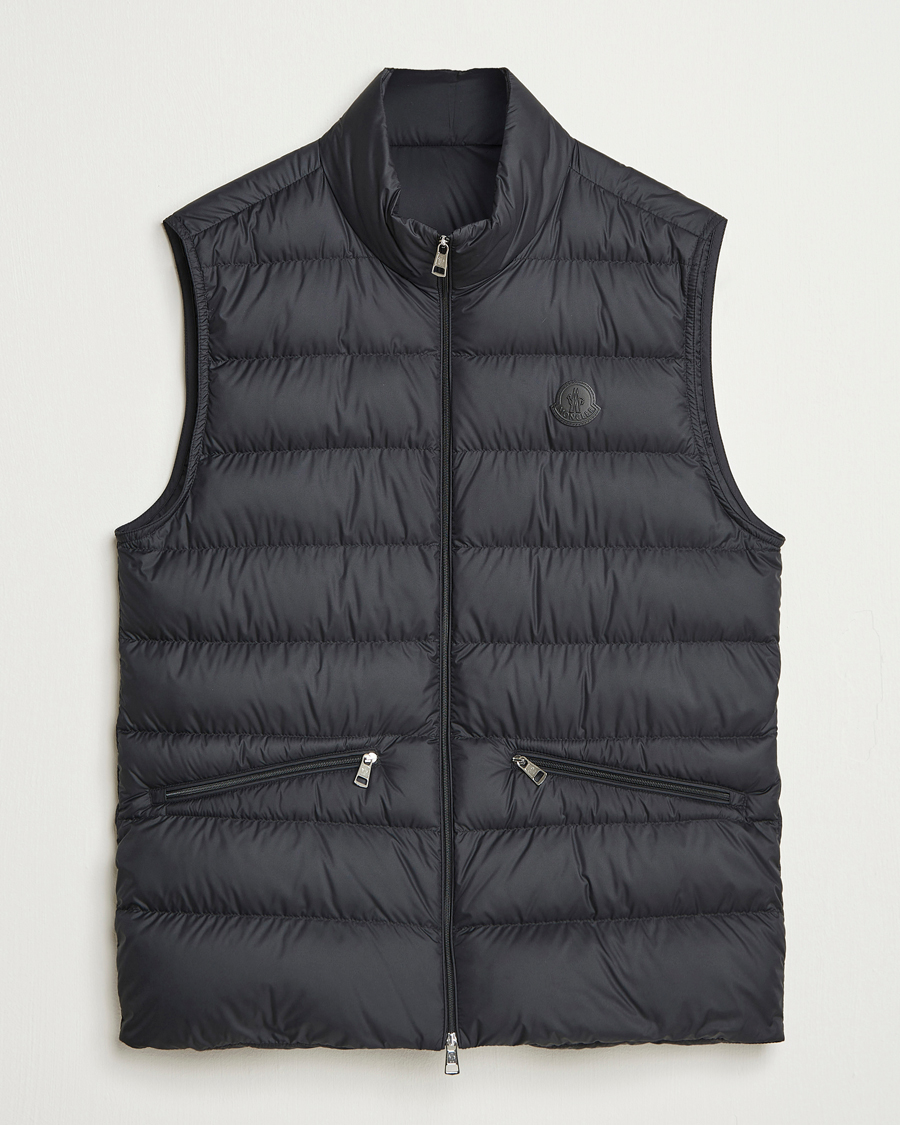 Hombres | Abrigos y chaquetas | Moncler | Treompan Down Vest Black