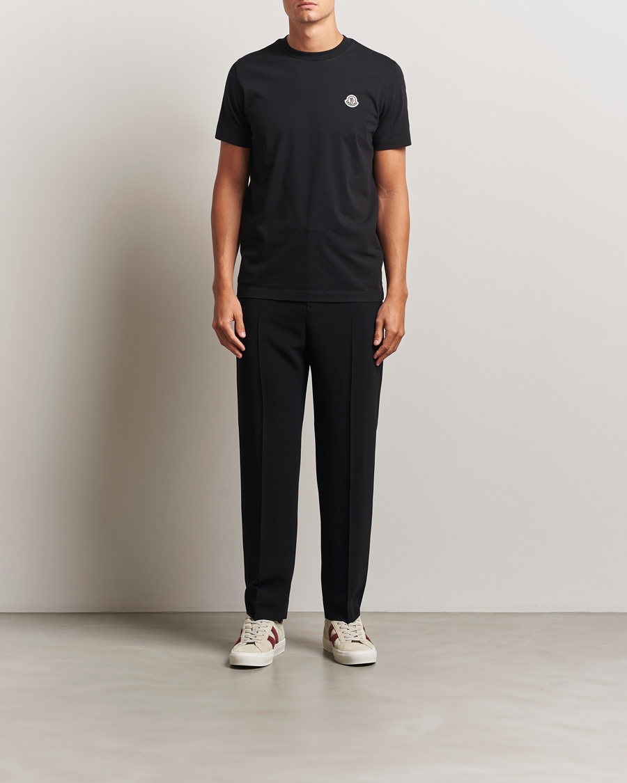 Hombres | Camisetas | Moncler | 3-Pack Logo T-Shirt Black