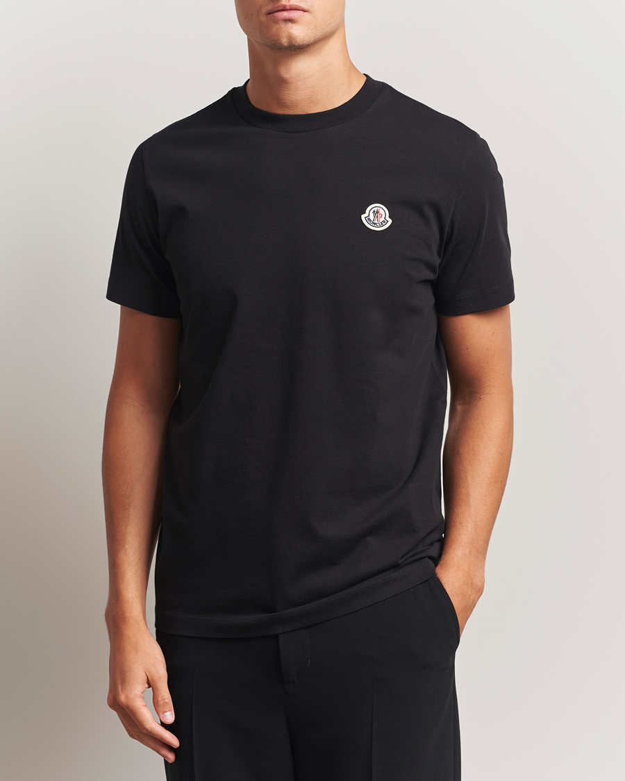 Hombres | Camisetas | Moncler | 3-Pack Logo T-Shirt Black