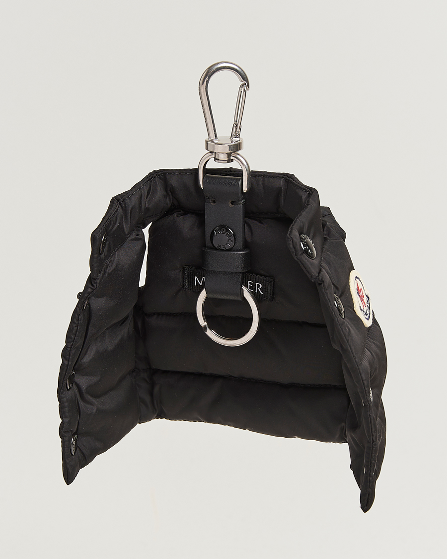 Hombres | llaveros | Moncler | Down Vest Key Ring Black
