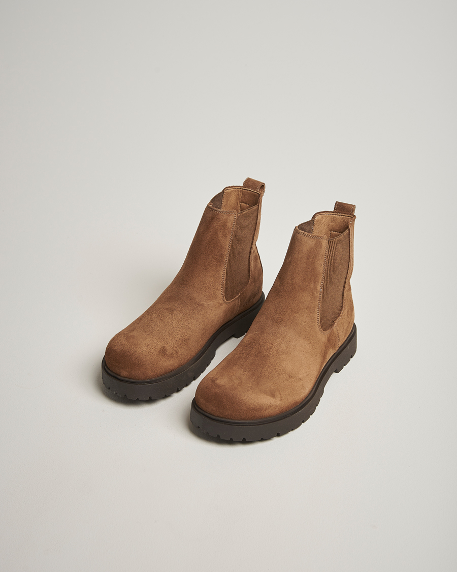Hombres | Botas | BIRKENSTOCK | Highwood Suede Chelsea Boot Dark Tea