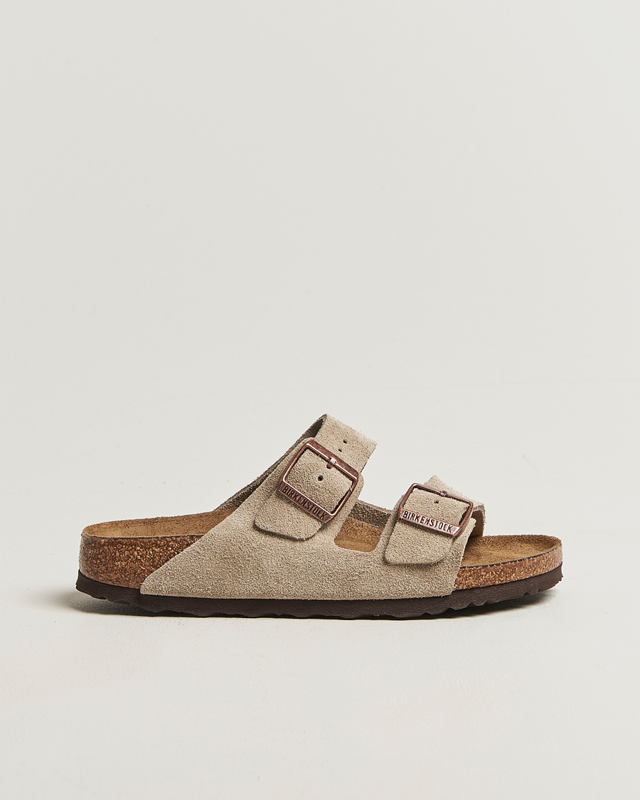 Hombres | Sandalias y chanclas | BIRKENSTOCK | Woman Arizona Soft Footbed Taupe Suede