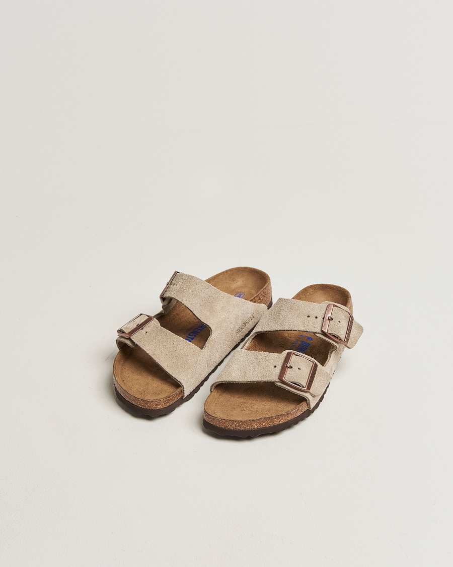Hombres | Sandalias y chanclas | BIRKENSTOCK | Woman Arizona Soft Footbed Taupe Suede