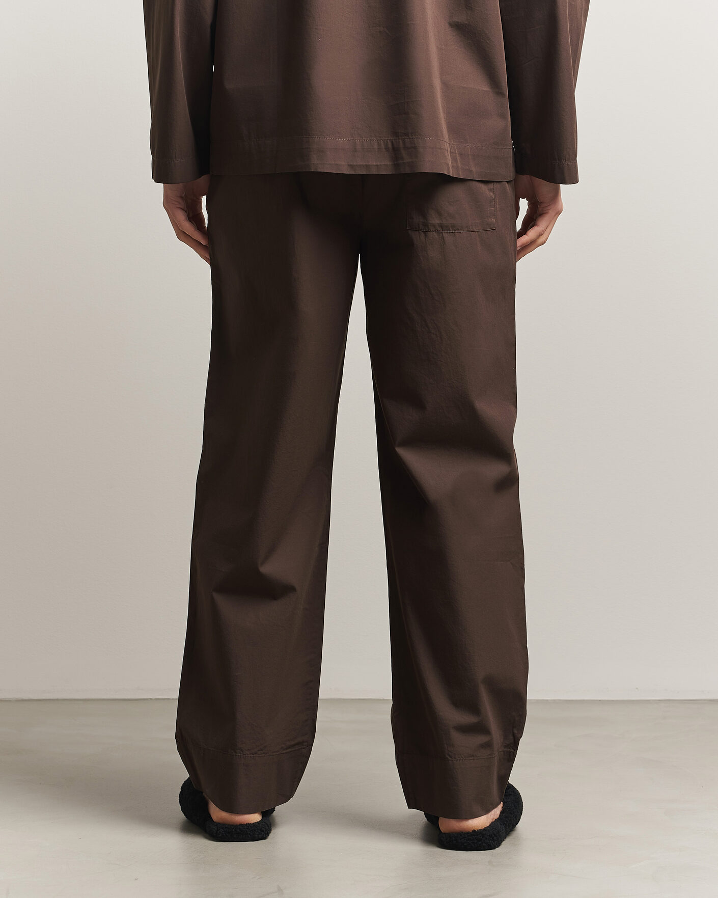 Hombres | Pijamas y batas | Tekla | Poplin Pyjama Pants Coffee