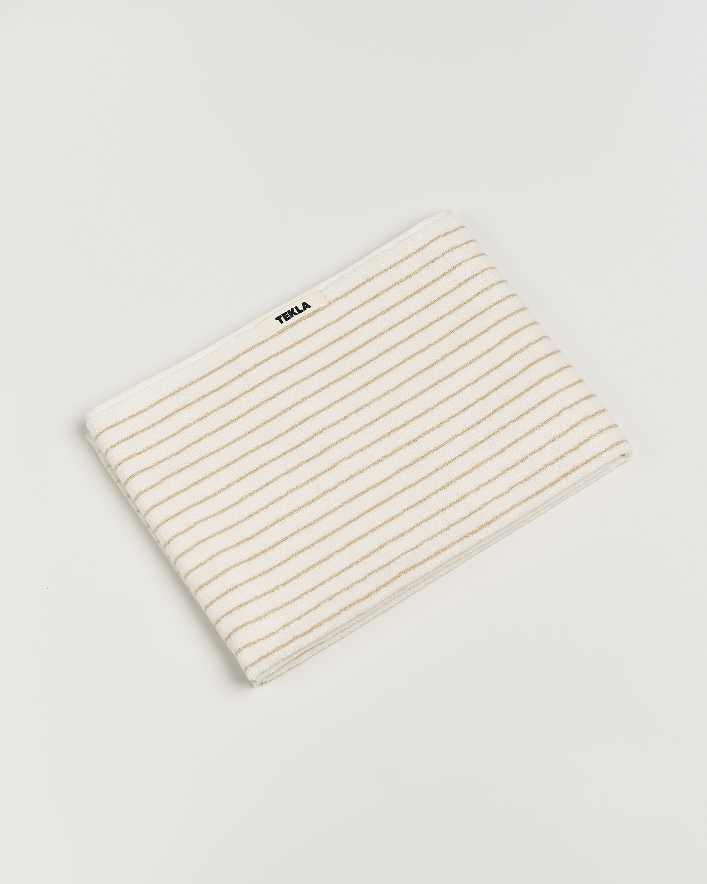 Hombres | Telas | Tekla | Organic Terry Bath Towel Sienna Stripes
