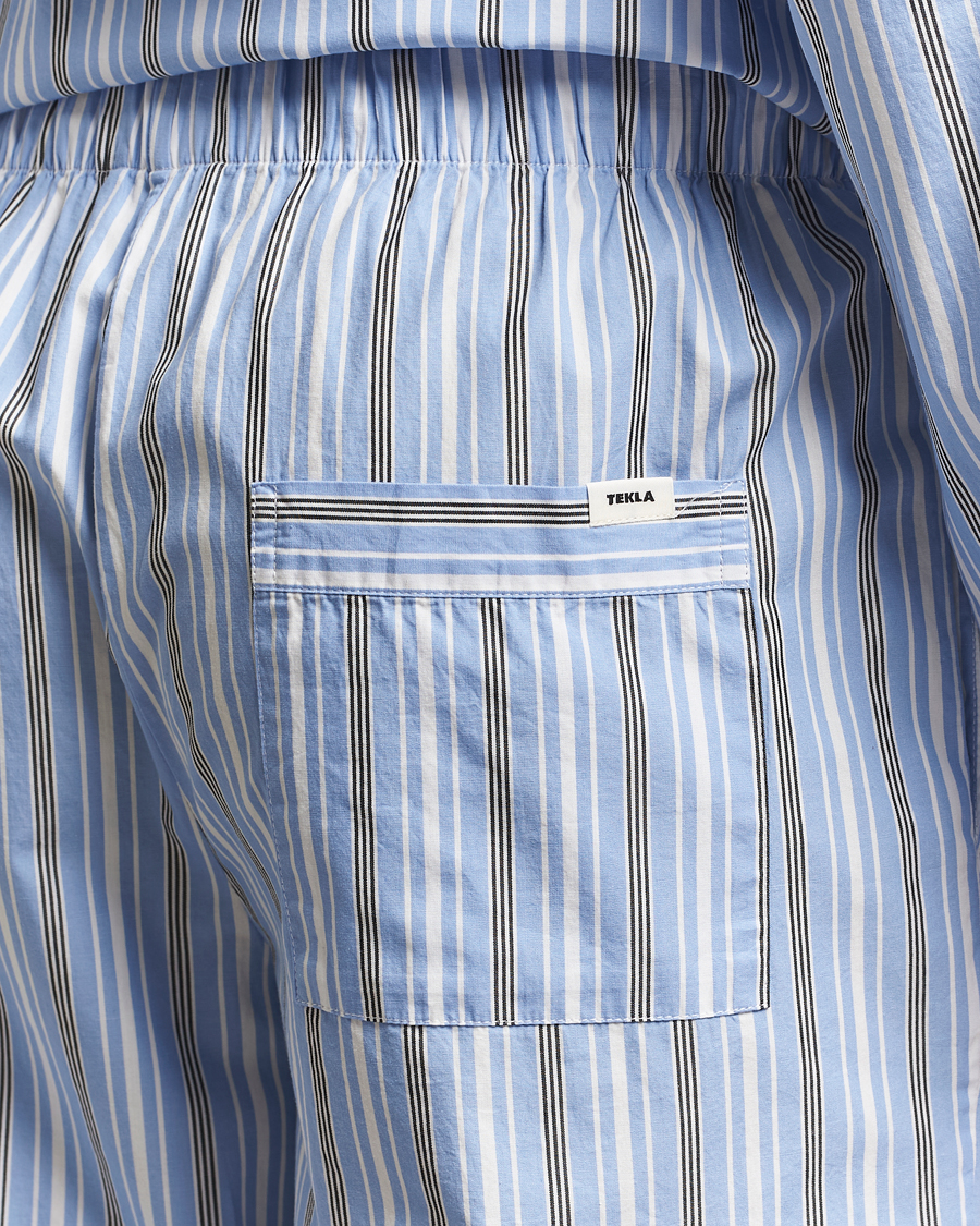 Hombres | Pijamas y batas | Tekla | Poplin Pyjama Pants Stave Stripes