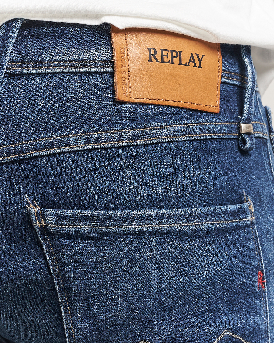 Hombres | Vaqueros | Replay | Anbass 5 Years Wash Jeans Medium Blue
