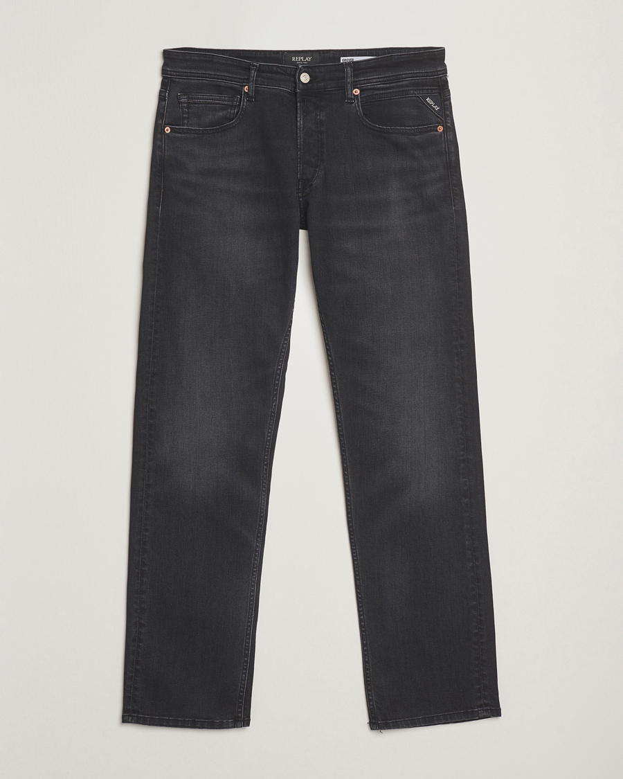 Hombres | Vaqueros | Replay | Grover Super Stretch DNA Jeans Washed Black