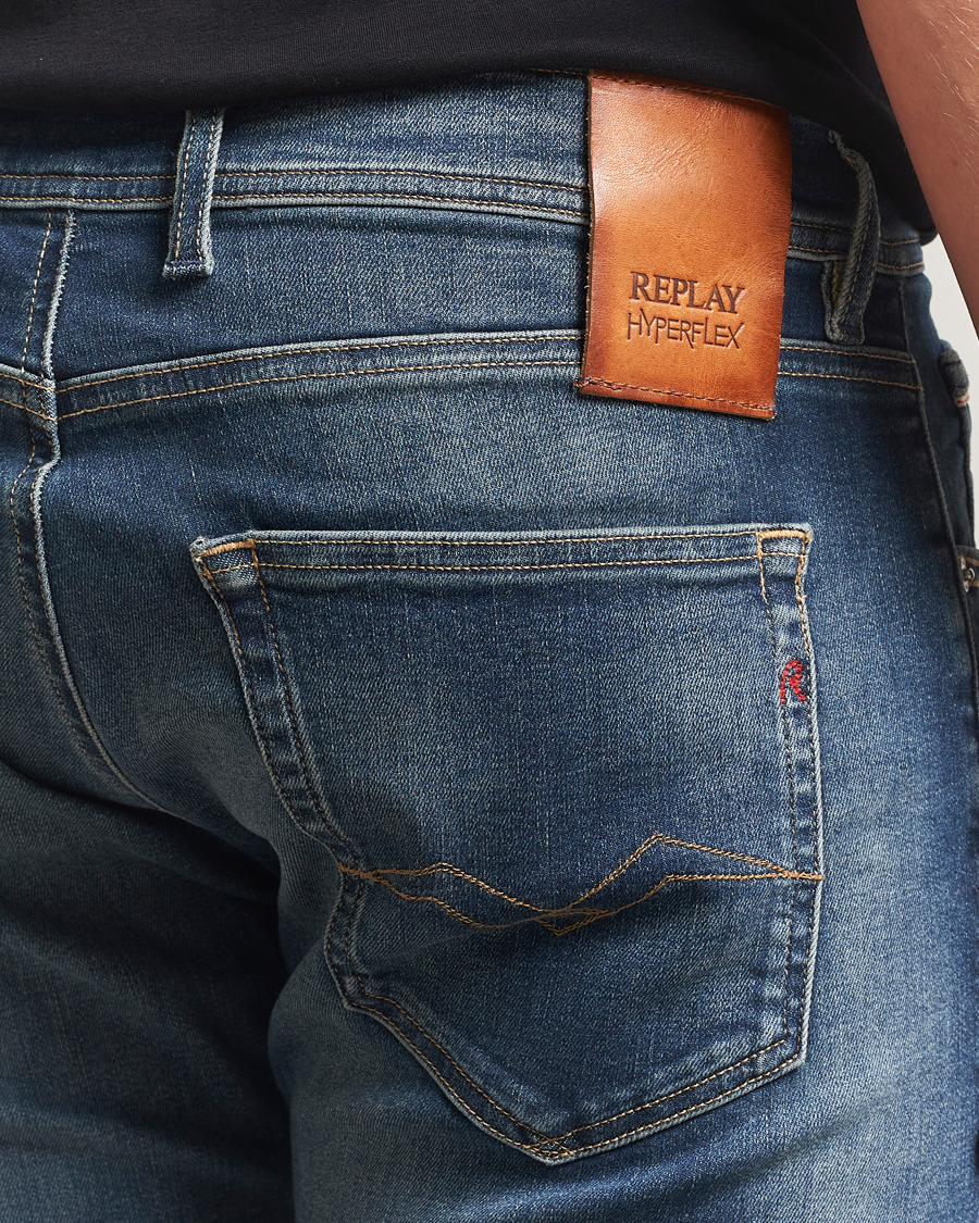 Hombres | Vaqueros | Replay | Grover Hyperflex Dust Jeans Medium Blue