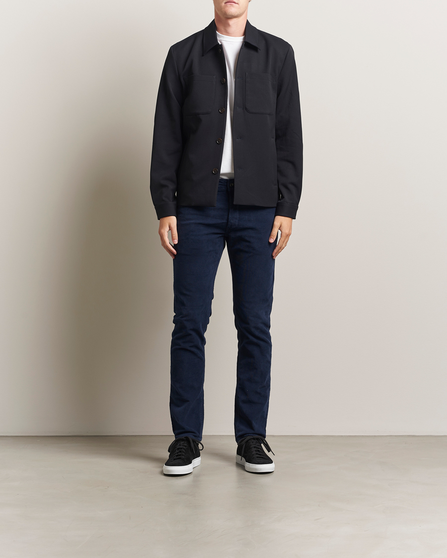 Hombres | Pantalones | Replay | Grover Corduroy 5-Pocket Pants Navy