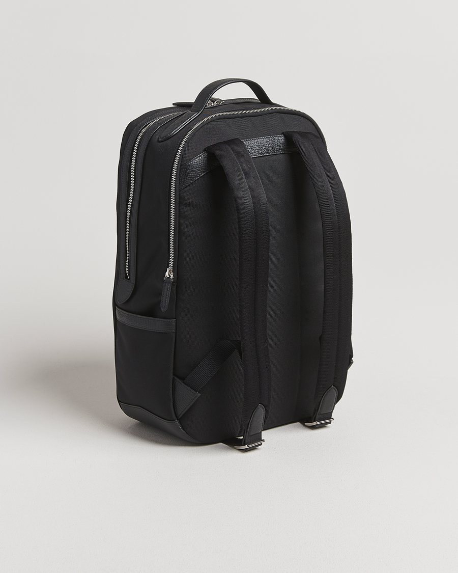 Hombres | Bolsos | Smythson | Canvas Norton Backpack Black
