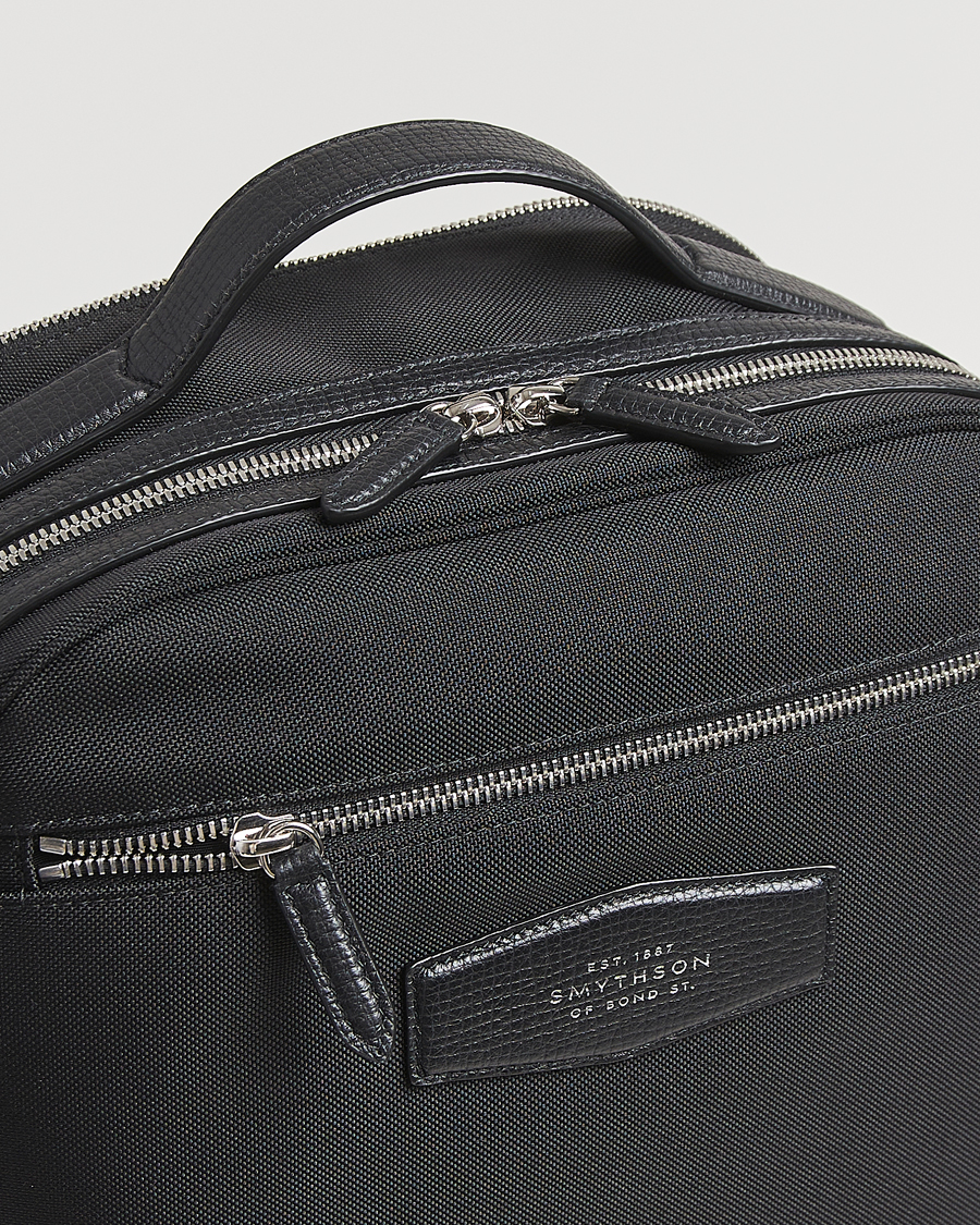 Hombres | Bolsos | Smythson | Canvas Norton Backpack Black