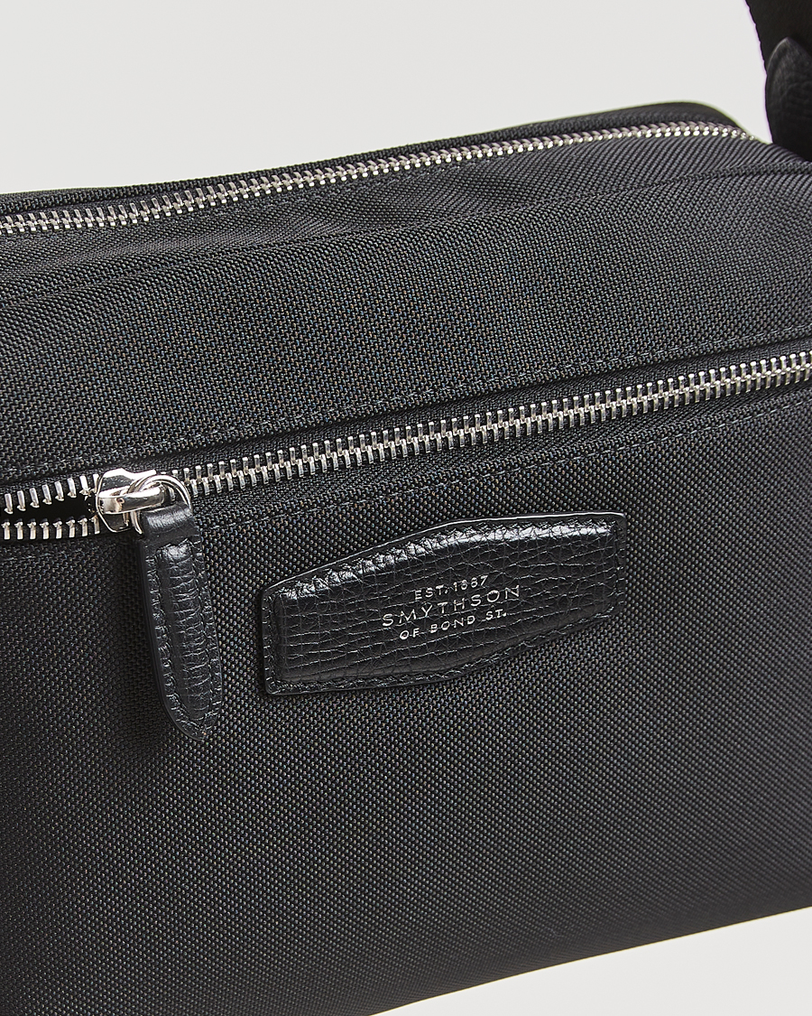 Hombres | Bolsos | Smythson | Canvas Norton Crossbody Bag Black