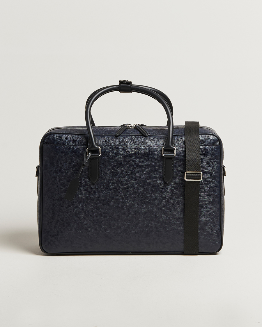 Hombres | Bolsos | Smythson | Ludlow 48 Hours Travel Bag Navy
