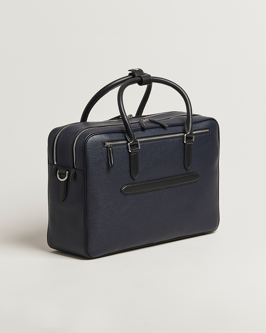 Hombres | Bolsos | Smythson | Ludlow 48 Hours Travel Bag Navy