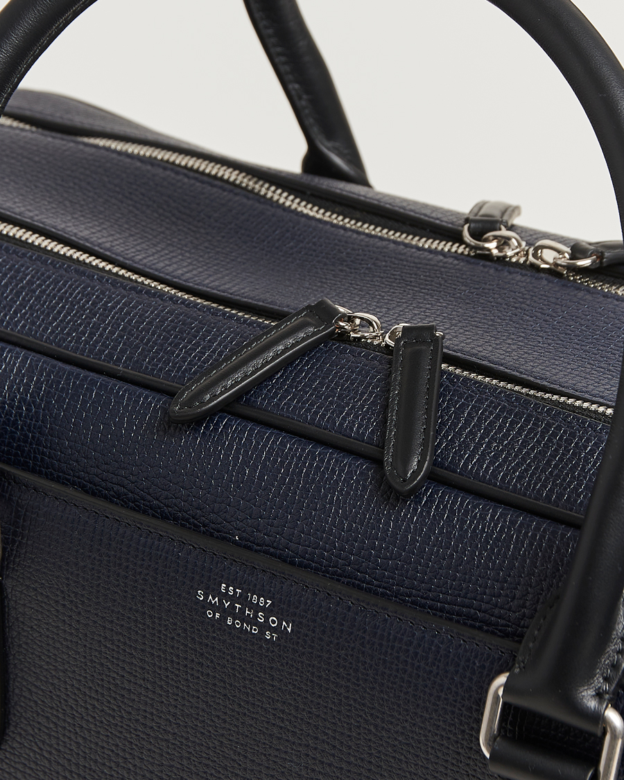 Hombres | Bolsos | Smythson | Ludlow 48 Hours Travel Bag Navy