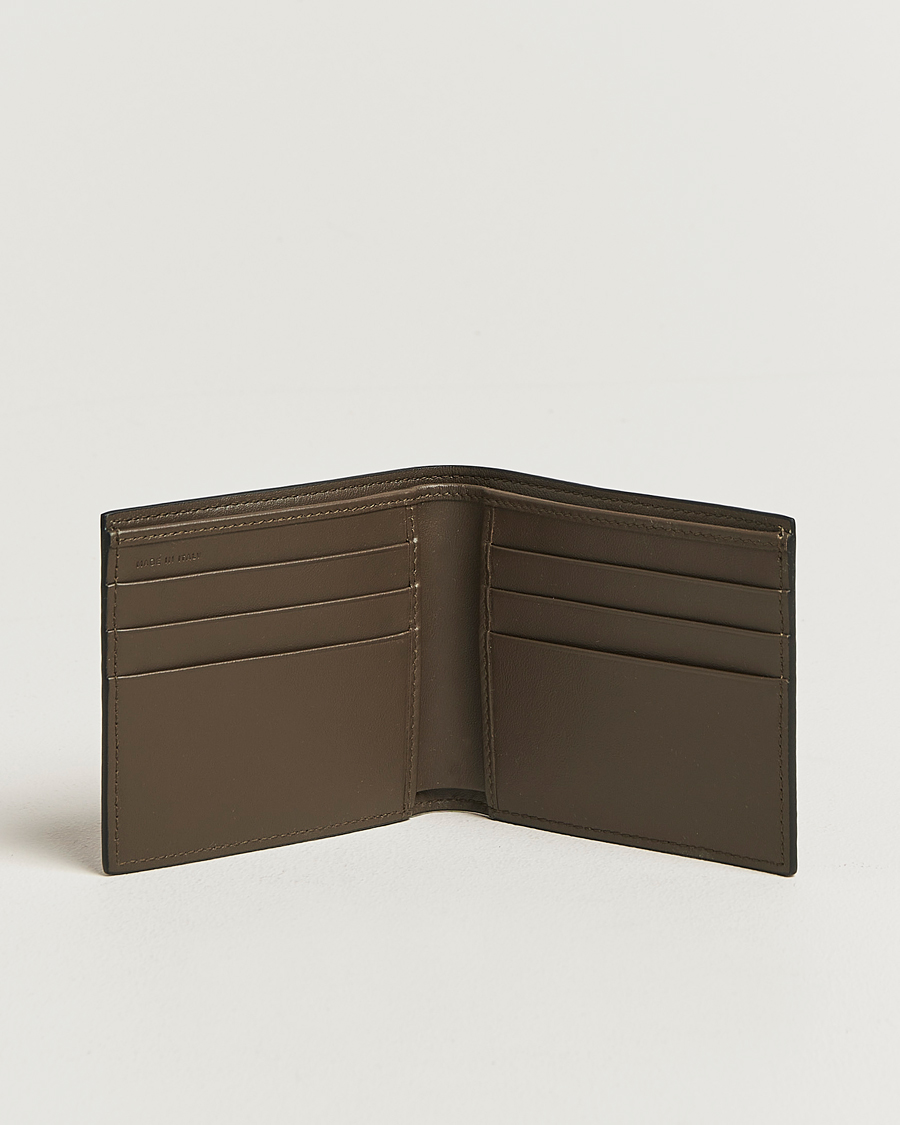 Hombres | Billeteras | Smythson | Ludlow 6 Card Wallet Dark Olive