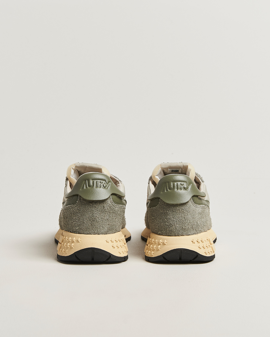 Hombres | Autry Reelwind Running Sneaker Grey/Green | Autry | Reelwind Running Sneaker Grey/Green