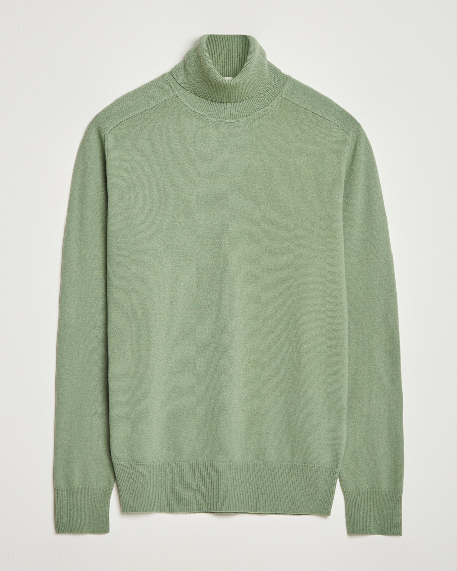 Hombres | Jerséis y prendas de punto | Altea | Wool/Cashmere Rollneck Green