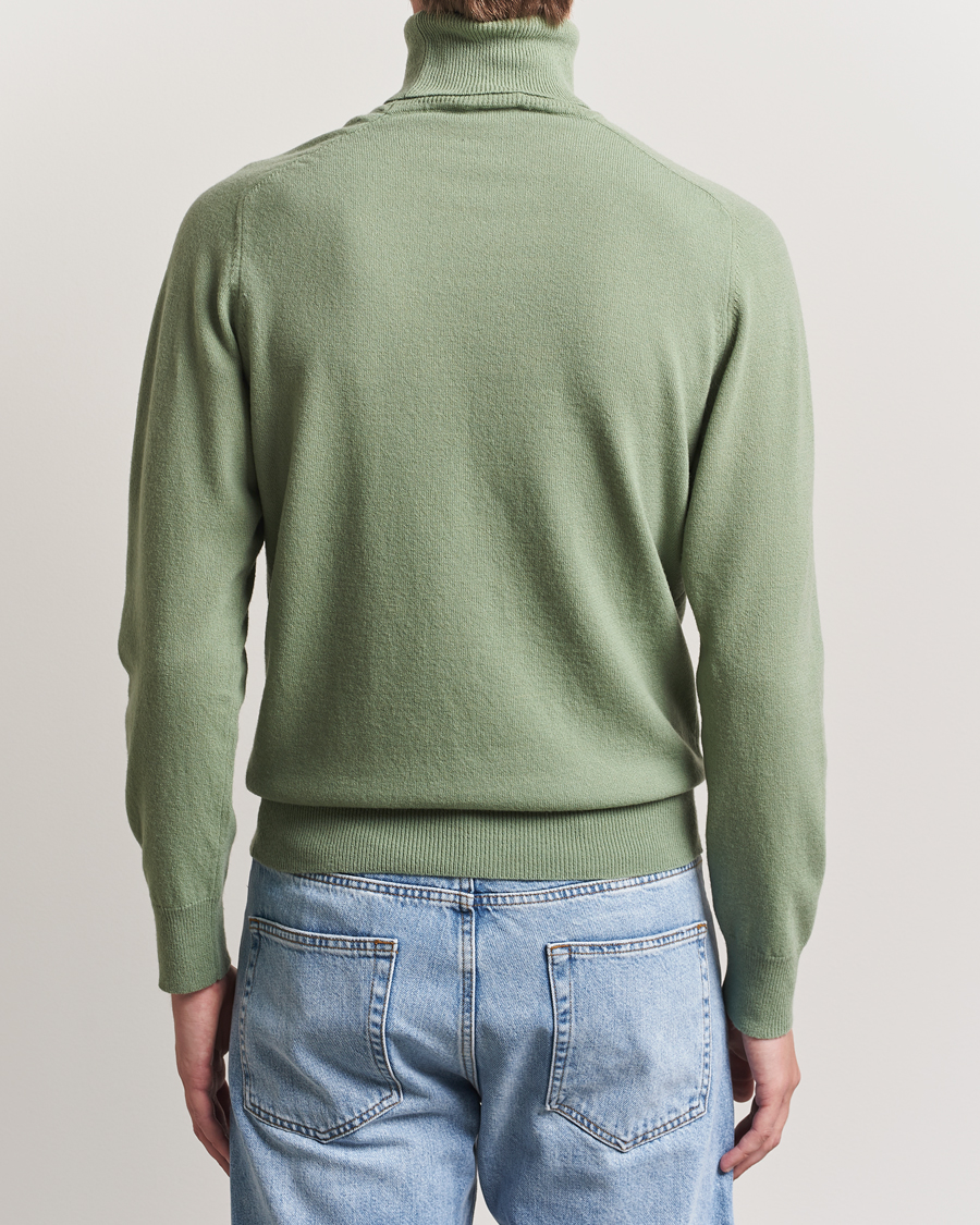 Hombres | Jerséis y prendas de punto | Altea | Wool/Cashmere Rollneck Green