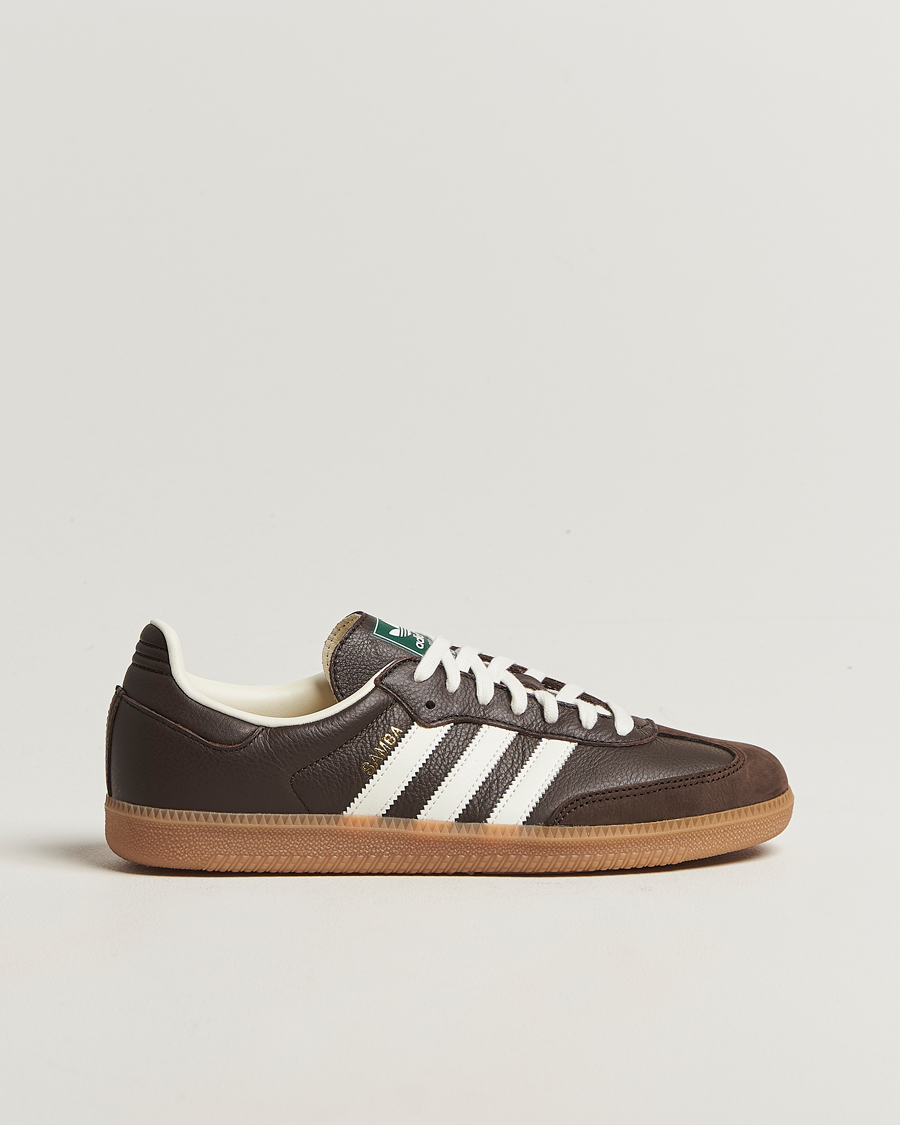 Hombres | adidas Originals Samba OG Sneaker Dark Brown/Off White | adidas Originals | Samba OG Sneaker Dark Brown/Off White