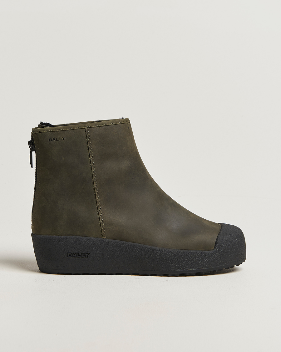 Hombres | Bally Guard III M Soft Curling Boot Dark Green | Bally | Guard III M Soft Curling Boot Dark Green