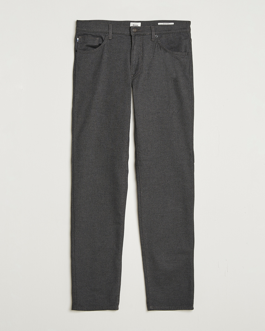 Hombres | Pantalones | Brax | Cadiz Woo.Look 5-Pocket Pants Elephant Grey