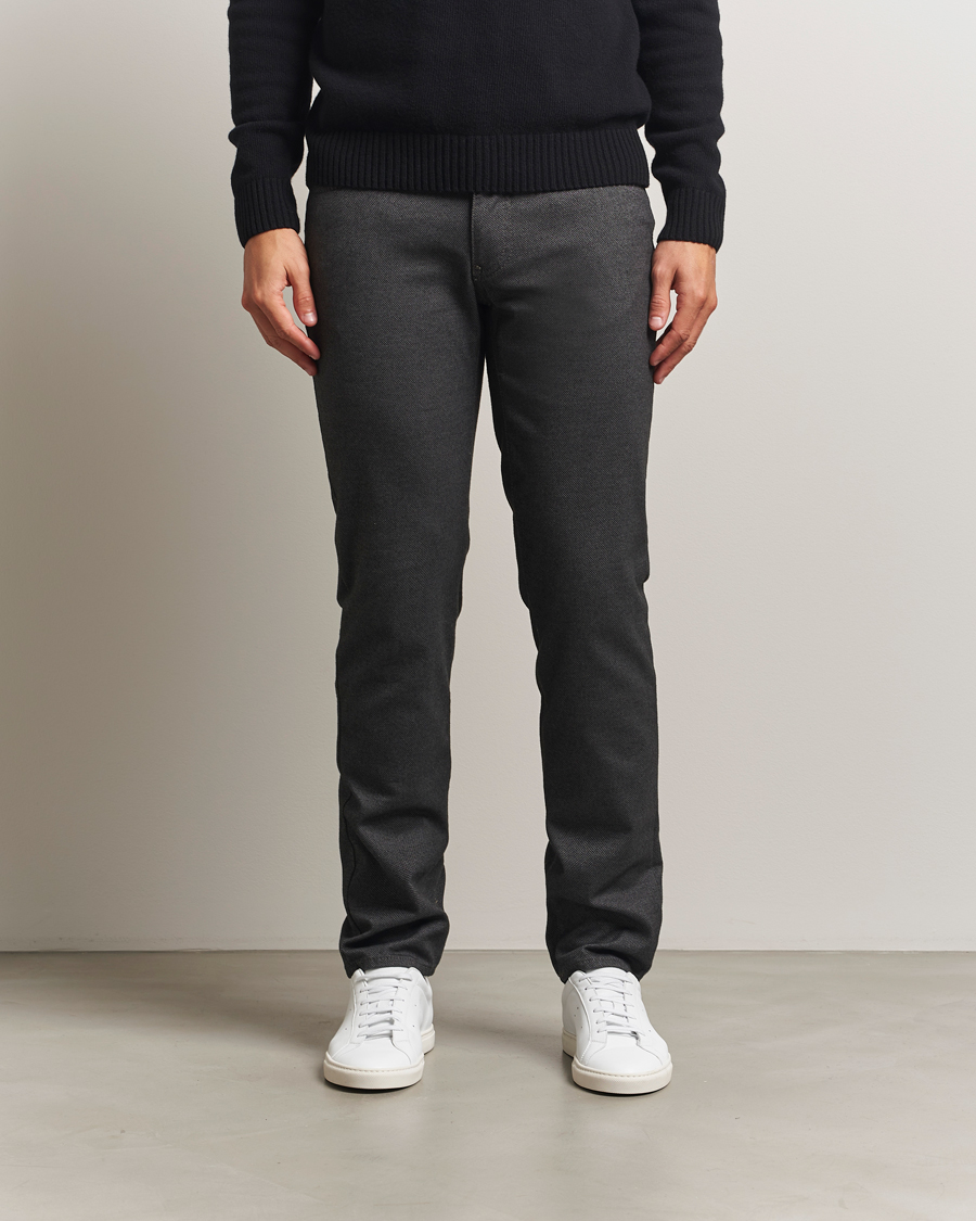 Hombres | Pantalones | Brax | Cadiz Woo.Look 5-Pocket Pants Elephant Grey
