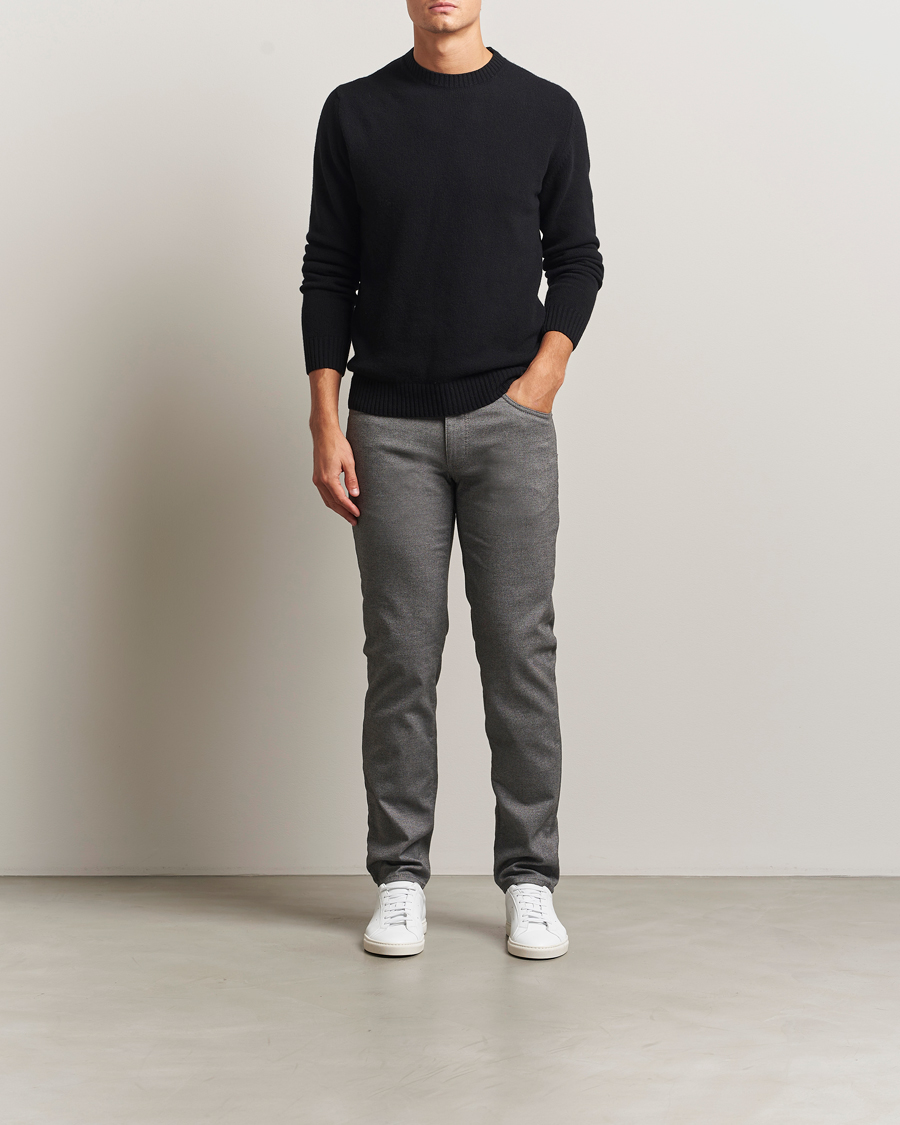 Hombres | Pantalones | Brax | Cadiz Woo.Look 5-Pocket Pants Graphit