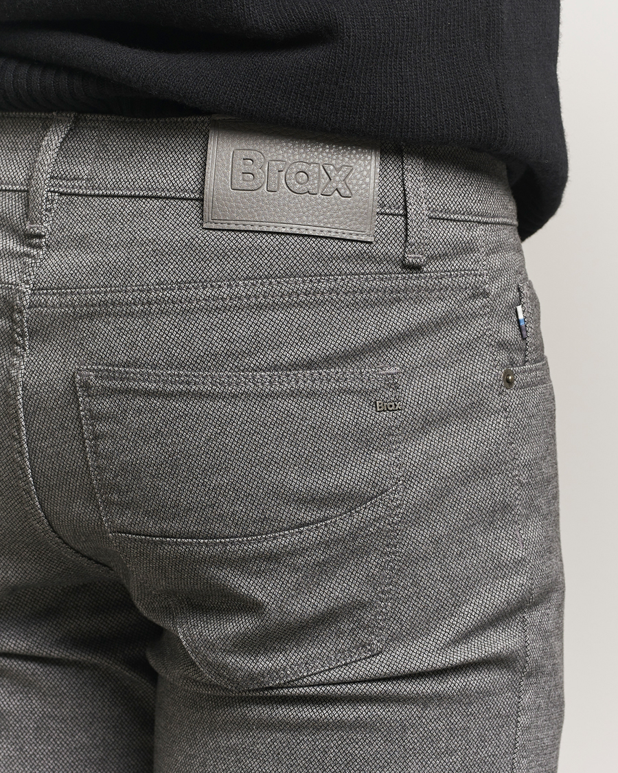 Hombres | Pantalones | Brax | Cadiz Woo.Look 5-Pocket Pants Graphit