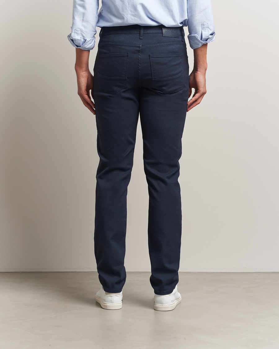 Hombres | Pantalones | Brax | Cadiz Woo.Look 5-Pocket Pants Universe Blue