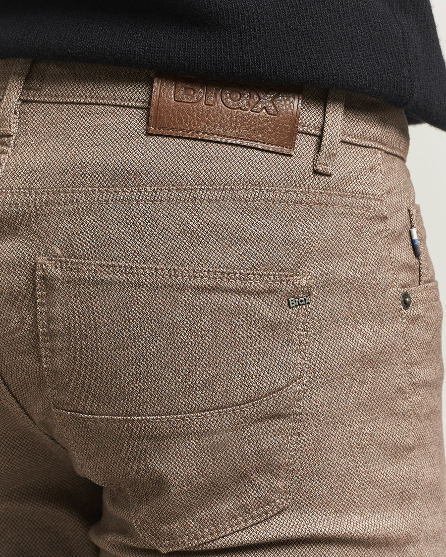 Hombres | Pantalones | Brax | Cadiz Woo.Look 5-Pocket Pants Camel