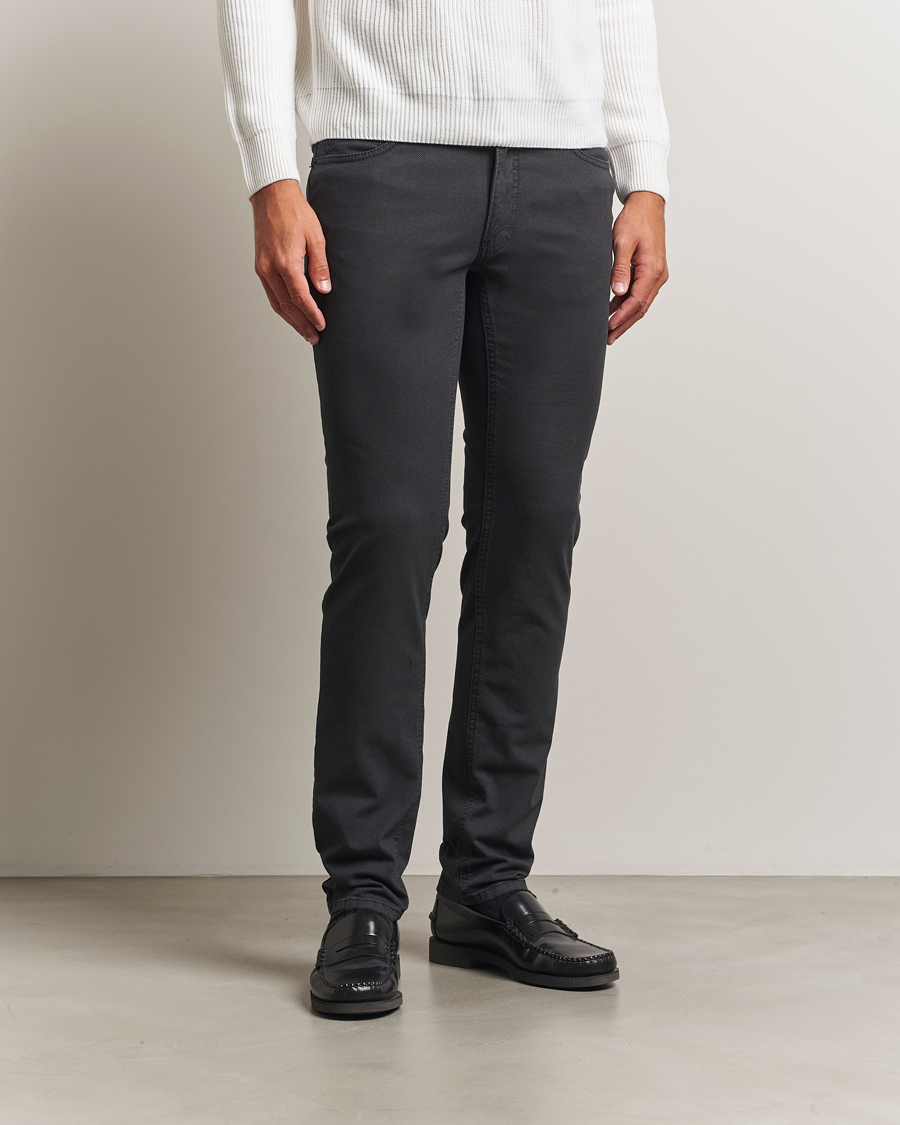 Hombres | Pantalones | Brax | Chuck Hi-Flex 5-Pocket Pants Elephant Grey