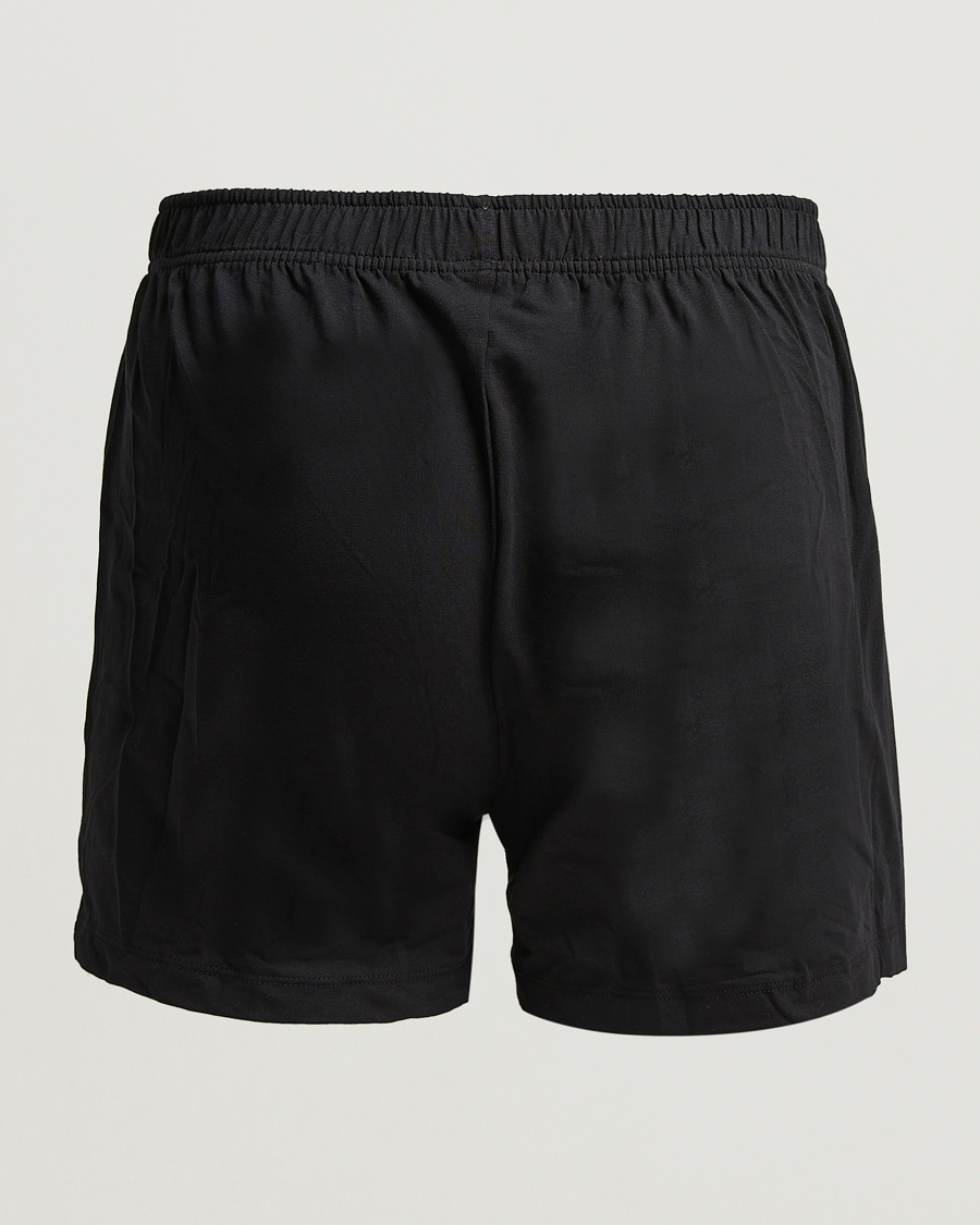 Hombres | Ropa interior y calcetines | Bread & Boxers | 2-Pack Jersey Boxer Shorts Black