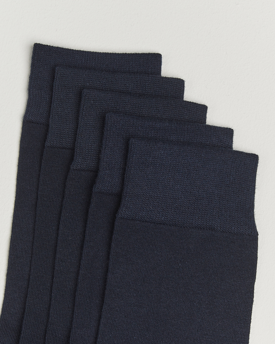 Hombres | Ropa interior y calcetines | Bread & Boxers | 5-Pack Socks Dark Navy