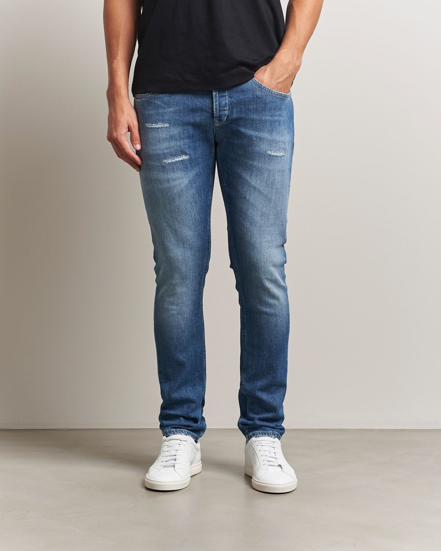 Hombres | Pantalones | Dondup | George Jeans Medium Blue