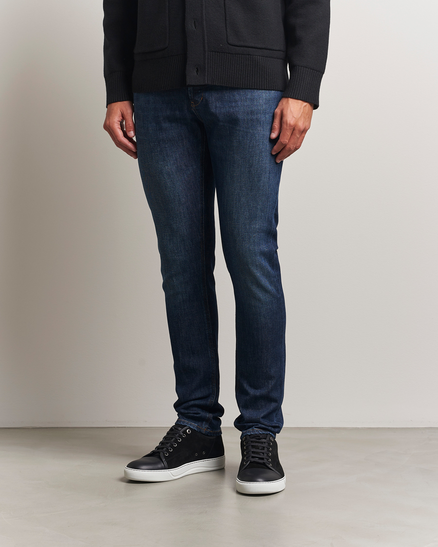 Hombres | Pantalones | Dondup | George Jeans Dark Blue